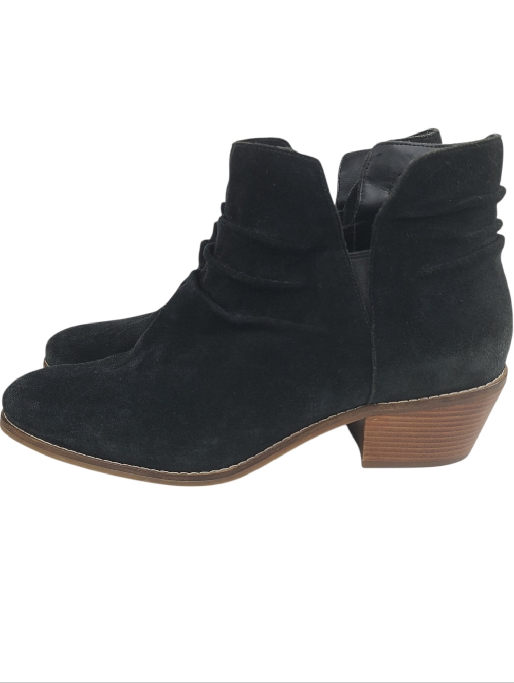 Cole Haan Alayna Black Suede Slouch Booties Women's Size 9